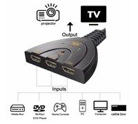 Mini répartiteur HDMI 3 entrées 1 sortie 4K x 2K 3D commutateur Hub pour DVD HDTV Xbox PS3 PS4 1080P HDMI splitter 4k -GZ616