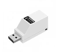 Mini répartiteur USB 1 à 3 ports haute vitesse USB 2.0 lecteur de cartes pour PC I6v3 Acces Disk U