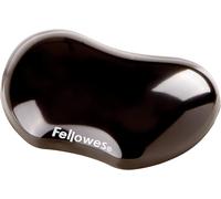 Mini Repose-Poignet Crystal Gel ,Ergonomique,Repose-Poignet Pour Souris Gel Transparent Noir,18 x 122 x 88 mm