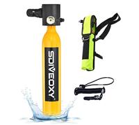 Mini réservoir de plongée 0,5 L avec pompe à oxygène et sac de rangement rechargeable, support de pompe à main, 6 à 12 minutes
