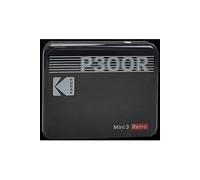 Kodak Mini-imprimante Mini Retro 2 P300 Bluetooth Sublimation 4Pass Photo 7,6×7,6 cm Noir 8 incluses