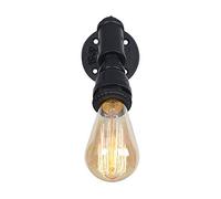 Mini rétro Vintage Industriel Edison Style Conduite d'eau Applique Murale en Fer Applique E27 luminaire luminaire raccord 110 V-240 V Porche allée Bar Balcon décor