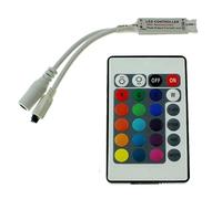 Mini RGB LED 24Key Contrôleur 12V 72W 4-Pin; RGB plug + play