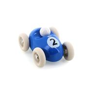 Vilac – Voiture en bois Mini Roadster Bleu n°2 (TRAFIC) – Jouet d'éveil dès 2 ans – 2331S