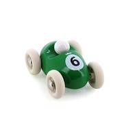 Mini Roadster Vert N°6 Imitation Trafic Voiture en Bois Enfant Dès 2 Ans