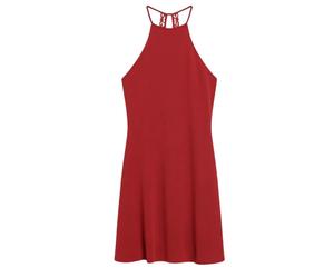 Mini robe ajustÃ©e et Ã©vasÃ©e jersey femme Superdry Rouge M