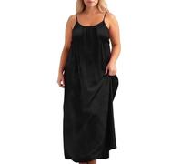 Mini Robe Femme Manches Nouvelle Hiver Grande Taille - Bretelles Ajustables - Dos Nu - Style Detente - Confortable pour La Maison Dress