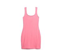 Superdry Square Neck Jersey Mini Sleeveless Short Dress Rose XS Femme