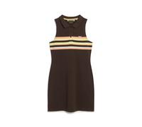 Superdry W8011638a Sleeveless Short Dress Marron L Femme