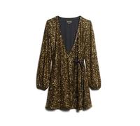 Mini-robe portefeuille Ã sequins femme Superdry DorÃ© M