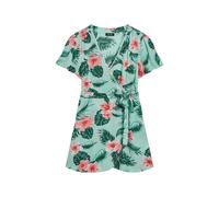Mini robe portefeuille imprimÃ©e femme Superdry Vert XS