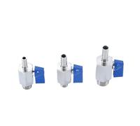 Mini robinet à bille en acier inoxydable, 1 pièce, tuyau cuir, pagode, filetage interne, externe, interrupteur de vanne d'eau(Internal Thread-8mm,45359)