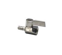 Mini robinet à bille sanitaire en acier inoxydable SUS 304, 1/8 ", 1/4", 3/8, 1/2", BSP x 7/12mm, avec poignée, for brassage domicile, 56789(FEMALE-12MM BARB,0.5 Inch)