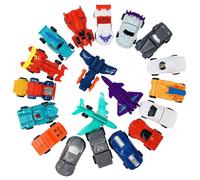 Mini Robot De Voiture À Transformation Inertielle, 10 Pièces, Modèle De Transformation, Jouet Pour Enfants, Cadeau, Avion, Chariot, Jouets Figurines En Pvc
