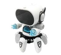 Mini Robot Électrique Pour Enfants, Jouet Mignon À 6 Griffes, Lumière Led Colorée, Musique, Danse, Cadeau, Raconter Une Histoire