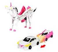 Mini Robot Licorne 2 En 1 Pour Enfant, Jouet À Combinaison De Déformation, Voiture À Assembler En Cheval Volant, Modèle De Voiture Déformée