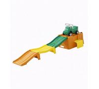 Mini Roller Coaster pour Enfants Dès 2 Ans, Porteur Évolutif | Trotteur & Draisienne Bébé,Circuit de Glisse Montée-Descente sans Piles,Charge Maximale 50 kg, Jeu d’Intérieur et d’Extérieur