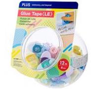 Mini-roller de colle 'LE', 6mm x 12m, dans bocal