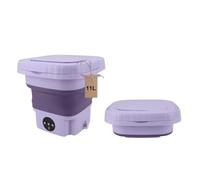 Mini Rondelle Pliable, 11L Automatique Portable Machine à Laver Vêtements Avec Tuyau Drainage pour Appartement Voyage Maison Rv, Lave-Linge pour Sous-Vêtements Chaussettes Bébé