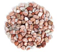 Mini Rose Agate pierres polies de cristal, Rose Agate naturel de 500 g, Petite Passée Chips écrasé Pierre Guérison Reiki Cristal Bijoux Décoration de la Maison