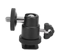 Mini rotule avec vis 1/4" |Prise de Vue Verticale à 90° pour Appareil Photo/téléphone/Source |Tête de trépied Portable en métal, Rotation à 360°, Bouton de Prise sécurisé.