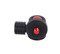 Mini rotule,Mini rotule pour trépied,Mini rotule pivotante à 360 degrés,Rotule avec adaptateur pour montage sur sabot,Mini rotule pour trépied d'appareil photo,Mini rotule avec sabot froid