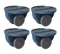 Mini roues adhésives,Mini roulettes auto-adhésives - roues collantes, ensemble de 4 mini roulettes, non pivotantes pour boîte de rangement, poubelle, carton mobile