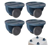 Mini roues adhésives | Roulettes non pivotantes,Mini roues collantes | ensemble de 4 mini roulettes, roulettes non pivotantes pour boîte de rangement, poubelle, carton mobile
