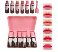 Mini rouge à lèvres liquide teinté baume à lèvres hydratant dodu eau teinte à lèvres brillant à lèvres multi-usage lèvres et joues teinte hydratante longue durée imperméable tasse antiadhésive