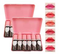 Mini rouge à lèvres liquide teinté baume à lèvres hydratant dodu eau teinte à lèvres brillant à lèvres multi-usage lèvres et joues teinte hydratante longue durée imperméable tasse antiadhésive