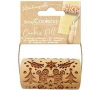 Mini rouleau à pâtisserie en bois - bonhomme pain d'épices Multicolore G