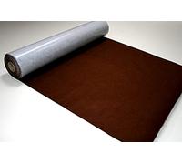 Mini rouleau de feutrine en acrylique autocollant uni pour loisirs créatifs - 500 cm x 45 cm - Brun terre de Sienne foncé 25