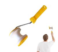 Mini rouleau de peinture 4 pouces - Mousse de polyuréthane dense et cadre de cage en métal, outil de décoration professionnel, kit de peinture | Convient pour murs, meubles, gab