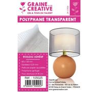 GRAINE CREATIVE Polyphane Adhésif Transparent Rouleau 60x120 cm