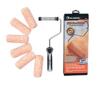 Mini rouleau ROLLINGDOG - Rouleau de peinture g ant en microfibre de 4 pouces, poils de 3/8 po