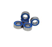 Mini roulement à billes MR105-2RS 5x10x4mm, 10 pièces, MR105RS L-1050 WBC5-10 5 * 10 * 4 ABEC3, roulement scellé bleu MR52 MR63 MR74 MR85 MR95 RS(MR74-2RS 4x7x2.5mm)