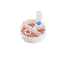 Mini Round Ant Farm Nest - White Plastic Educational Colony Kit with Water Feeder & Multiple Chambers for Observation Boîte à Fourmis