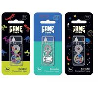Mini ruban correcteur Game Over 6m - 12 pièces Idéal pour l'école Une aide fiable pour corriger les erreurs, maintenant en super style
