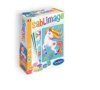 Mini Sablimage - SENTOSPHERE - Licornes - 4 tableaux - 9 couleurs de sable - Fabrication française