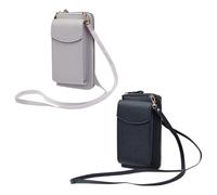 Mini Sac À Bandoulière 2 Pièces, Sac Pour Téléphone Portable, Porte-Cartes, Sac À Bandoulière Pour Femmes, Sac Polyvalent À La Mode, Sac En Cuir Pu Pour Femmes, Porte-Monnaie Portable