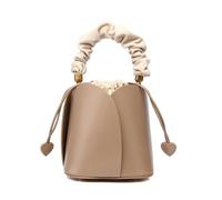 Mini sac à bandoulière avec cordon de serrage pour femme, kaki, Medium