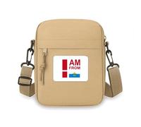 Mini sac à bandoulière avec inscription « I Am From San Marino » - Art déco - Pour téléphone portable