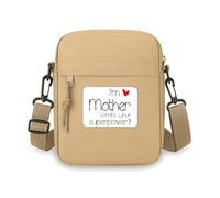 Mini sac à bandoulière avec inscription « I'm a Mother What's your Superpower » pour téléphone portable