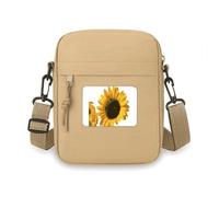 Mini sac à bandoulière motif tournesol russe ensoleillé art déco tendance pour téléphone portable