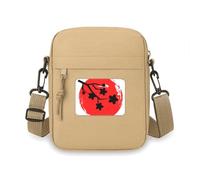 Mini sac à bandoulière pour téléphone portable, sac à main à bandoulière, motif japonais, peinture au pinceau