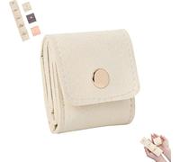 Mini sac à bijoux de voyage, portable et pliable avec boucle, pochette M-ini J-ewelry T-ravel améliorée, petite boîte J-ewelry pour voyage, bagues, colliers, boucles d'oreilles