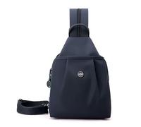 Mini sac à dos 3 en 1 pour femme | Fermeture éclair antivol en tissu Oxford petit sac à dos léger et doux convertible pour voyage usage quotidien, bleu marine, One Size, Sac à dos de voyage