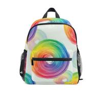 Mini sac à dos aquarelle dégradé arc-en-ciel pour tout-petits, garçons et filles, Dégradé arc-en-ciel aquarelle, Small, Sacs à dos cool imprimé football