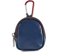 Mini sac à dos en cuir véritable avec pochette de transport et petit porte-monnaie pour étui d'AirPods
