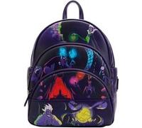 Mini Sac à dos Funko Loungefly Disney Villains Triple Pocket Glow in The Dark Multicolore G